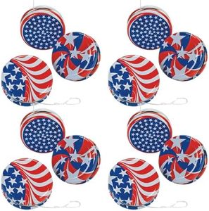 Fun Express - Patriotic YO-Yos for Fourth of July - Toys - Value Toys - Yo - Yos - Fourth of July - 12 Pieces