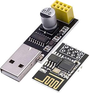 AZDelivery ESP8266 ESP-01S Modulo WiFi con USB Adaptador Compatible con Arduino con E-Book Incluido!