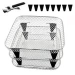 Upgrade 7.8inch Square Air Fryer Rack,Three Stackable Dehydrator Rack,Square Air Fryer Accessories,Fit for Air fryer with inner size >8.5inch(Square)