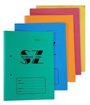 Shining Zon Thick Multicolor Cobra Spring File Folder for Document, Certificates, Reports, Page Holder, Presentation - Pack of 6