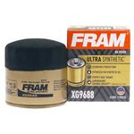 FRAM Ultra Synthetic Automotive Replacement Oil Filter, Designed for Synthetic Oil Changes Lasting up to 20k Miles, XG9688 with SureGrip (Pack of 1) Fits Select Hyundai, Kia, Honda, Model Years