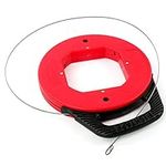 YaeTek 100 Ft Fish Tape Electrician Reel Pull Wires Cable Steel Hand Puller ATE Tools