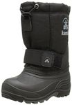 Kamik Kids' Rocket Winter Boot, Black, 1 M US Little Kid