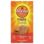 Metamucil Fibre Thins, Cinnamon Spice, 12 Servings (24 Total Cookies)