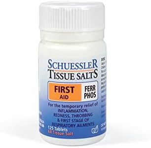 Schuessler Tissue Salts 125 Tablets - Ferr Phos - No 4 - First Aid