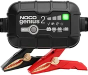 NOCO GENIUS2, 2A Car Battery Charger, 6V and 12V Automotive Battery Charger, Battery Maintainer, Trickle Charger and Desulfator for AGM, Lithium, Motorcycle, Deep-Cycle and RV Batteries