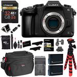 Panasonic LUMIX DMC-G85KBODY Camera Body, Polaroid 32GB Memory Card, Ritz Gear Camera Bag, Battery, Charger, Tripod, Card Reader and Accessory Bundle