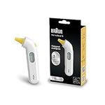 Braun ThermoScan 3 Ear thermometer | 1 second measurement | Audio fever indicator | Digital Display | Baby and infant friendly | No.1 Brand Among Doctors1 | IRT3030