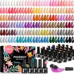 Phoenixy Gel Nail Polish Set, 54 Co