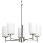 Progress Lighting P4319-09 Replay Brushed Nickel Five-Light Chandelier