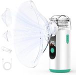 HITHINKMED Nebulizer Machine for Adults, Rechargeable Portable Mesh Nebulizer for Adults & Kids with LED Display, Auto Clean Function, Ultra Silent Handheld Nebulizer, Suitable for Home & Travel Use