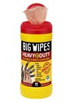 Big Wipes 60020046"Red Top" Heavy Duty Industrial Textured Scrubbing Wipes, 80 Count