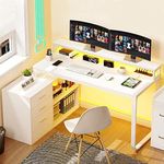 YITAHOME L Shaped Desk with Drawers