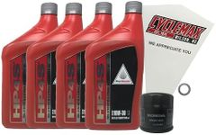 Cyclemax Oil Change Kit fits 2001-2014 Honda GL GL1800 Goldwing Gold Wing Synthetic