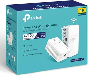 TP-Link AV1000 Powerline WiFi Extender Kit – 1200Mbps, Ethernet, Plug & Play