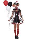 Womens Creepy Clown Costume X-Small