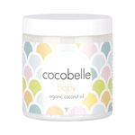 Cocobelle Baby Coconut Oil 100% Organic Virgin Coconut Oil for Babies | Gentle Natural Moisturiser for Sensitive Skin, Cradle Cap, Dry Skin & Eczema | Pure, Vegan & Chemical-Free Baby Skincare - 250g