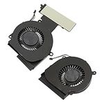 CPU Cooling Fan for HP for OMEN 15 dc, 4 Pin Silent Replacement Laptop CPU GPU Cooling Fan for OMEN 15 Dc L30204 001 L29354 001, Reduce Temperature During Continuous Operation(CPU and GPU Fan)