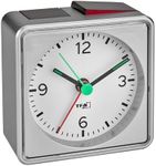 La Crosse Technology 60.1013.54 Push Electronic Alarm Clock, Silver