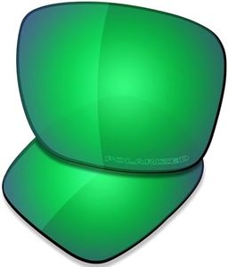 Saucer Premium Replacement Lenses for Oakley Wire Tap 2.0 OO4145 Sunglasses High Defense - Jade Green Polarized, AO371W0.JN07