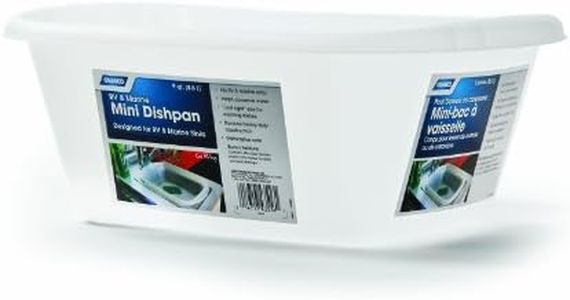 Camco RV and Marine Mini Dish Wash Pan | Helps Conserve Water | Holds 9-Quarts | (43516)