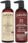 PURA D'OR Professional Grade Biotin Shampoo & Conditioner For Hair Thinning, CLINICALLY TESTED Effective Results, 2X Concentrated DHT Blocker Thickening Products For Women & Men, Sulfate Free, 16oz x2