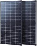 430W Anti-Shading Bifacial Solar Panel,Callsun 2PCS 215 Watt N-Type 16BB Monocrystalline PV Module, Over 25% High Efficiency,Ideal for 12V/24V System,RV,Marine,Power Station,Off-Grid