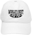 CafePress World's Best Pop Pop Cap Unique Adjustable Baseball Hat