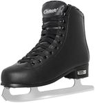 Nattork Black Figure Skates Excellence Stainless Steel Blades Ice Figure Skating with Enhanced Support Strength Performance and Ultimate Comfort for Man and Woman