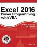 Excel 2016 Power Programming with VBA