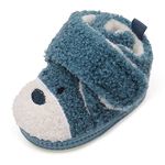 Cheerful Mario Baby Boys Girls Winter Shoes Home Slippers First Walking Shoes Pram Shoes Blue 6-12 Months