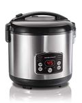 Hamilton Beach Rice & Hot Cereal Cooker, 10-Cups uncooked resulting in 20-Cups (Cooked), 37541