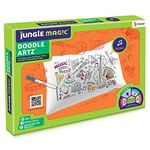 Jungle Magic Doodle Artz Music, White, Cotton