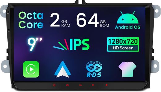 XTRONS 9-Inch Android Car Stereo – Touchscreen Multimedia Head Unit