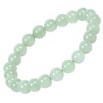 HindCraft Green Jade Healing Bracelet Crystals Healing Yoga Meditation Crystal Natural Stone Balancing Beads Men & Women 8mm Beads Bracelet Bangle Unisex Gift for Handmade Bracelets