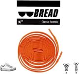 Bread Elastic Shoelaces Coral Orange, 27"