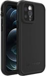 LifeProof FRE Series Waterproof Case for iPhone 12 PRO (NOT 12/Mini/Pro Max) Non-Retail Packaging - Black