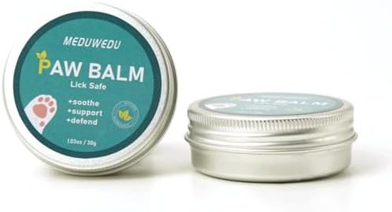 MEDUWEDU 2-Pack Dog Paw Balm - 60g Natural Paw Cream for Dogs & Cats | Beeswax, Coconut Oil, Vitamin E | Lick-Safe Paw Pad Balm for Hot Pavement, Dry & Cracked Paws
