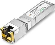 1.25/2.5/5/10G-T SFP+ to RJ-45 Transceiver, 10G Copper SFP+ CAT6a Module, Auto-Negotiation, Up to 30m, for Cisco SFP-10G-T-S, Ubiquiti UniFi UF-RJ45-10G, Meraki, TP-Link, Mikrotik, Netgear and More