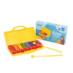 Percussion Workshop KB10 - Coloured Chime Bars Set with 2 Beaters and Case (Set of 8), Yellow