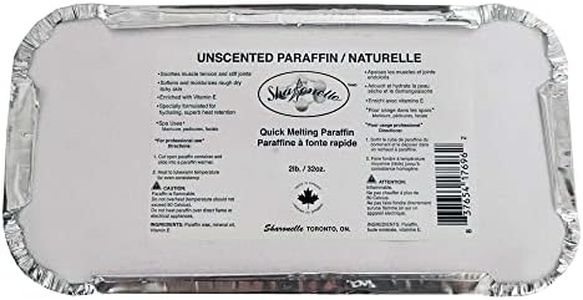 PODOCURE Natural Low Melting Paraffin Bath Wax Refills | Made in Canada | Premium Quality | 2 lb | For Professional SPA Use in Paraffin Wax Heating Bath, Manicure, Pedicure, Facials (Unscented)