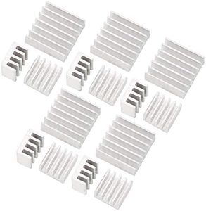 AZDelivery 5 x Juego de 3 Passive Aluminio disipador en Diferentes tamaños para Raspberry Pi Modelo A + B para Pegar con eBook