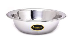 Kanshita's Rasoiware Stainless Steel Multipurpose Mixing Bowl/Atta Parath, 30Cm, 2.30 liter