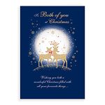 Piccadilly Greetings Classic Christmas Card to Both of You - 9 x 6 inches - Regal Publishing, C85467