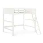 DHP Denver Loft Bed, Full, White