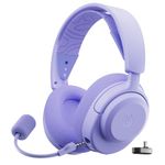 SteelSeries Arctis Nova 3P Wireless - PS5 Headset - Gaming Headset - Mobile App Control - 40 HR Battery with fast charging - Compatible with PlayStation, PC, Switch - 2.4GHz/Bluetooth - Lavender