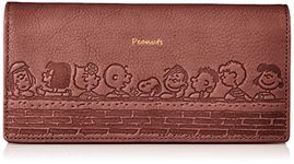 PEANUTS(ピーナッツ) Women Long Wallet, Braun, One Size, Long Wallet