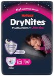 HUGGIES DryNites Girl's, 3-4yrs (16 Pants)