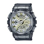 Casio G-Shock GMA-S110GS-8ADR Gray Analog-Digital Dial Grey Resin Strap Women's Watch Shock and 200M Water Resistant G1224