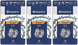 Husqvarna 585550084 24" C83 X-Cut 24" Chain 3/8" .050" 84 DL 3 Pack